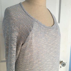 Pale Blue Long Sleeved Light Blouse